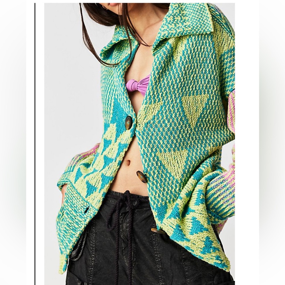 Free People Tate Cardigan size medium - Picture 3 of 11